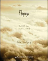 Flying SSAA choral sheet music cover